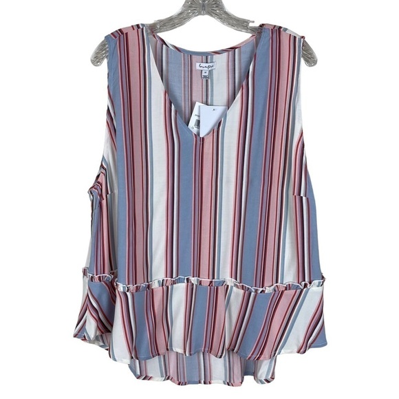 Love, Fire Striped Sleeveless Top - Picture 4 of 9